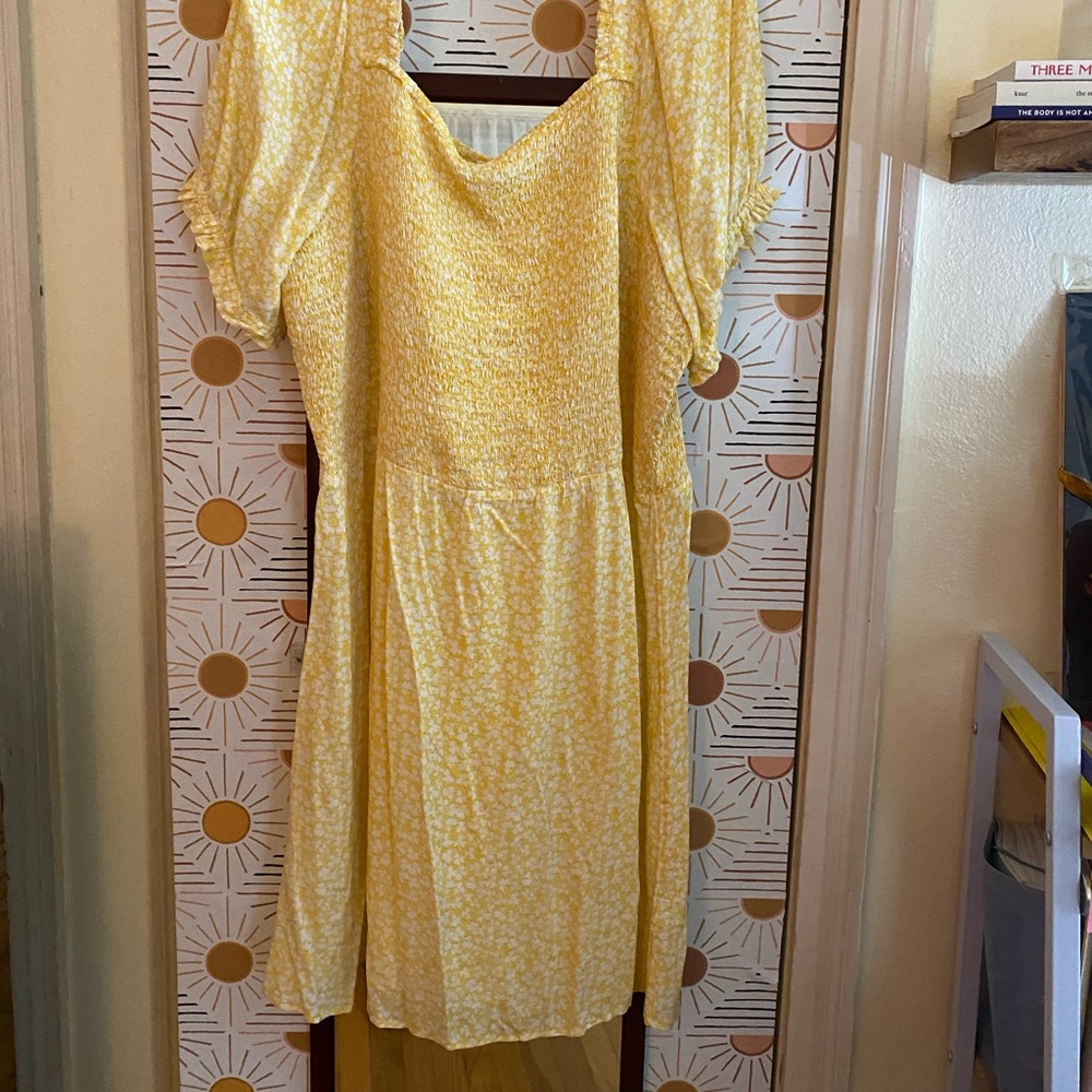plus size milkmaid dress